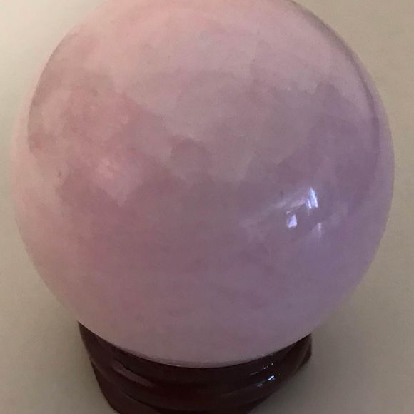 Pink Opal crystal gemstone sphere - Picture 2 of 6